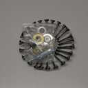 8 Inch Steel Wire Rotary Weed Brush Cutter Trimmer Head for Weed Cutter Eater, Unbreakable Wired Trimmer Blade, Weed Trimmer Eater Head with Adapter Kits for Moss Grass Rust Removal