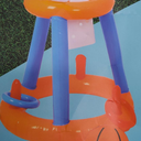Inflatable 2-in-1 Game Basketball and Ring toss