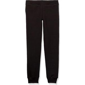 Hanes Girls' Comfortsoft Ecosmart Jogger Pants (X-Large, Black)