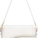 KKXIU Shoulder Bag for Women Small Clutch Purses Cute Hobo Handbag Trendy Underarm Bag (Beige)