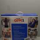 Gym1 6-Piece Doorway Gym Indoor Playground - 6-Piece, Blue - Indoor Playset with Sensory Swing, Pull-Up Bar & Rings, Trapeze, Ladder & Knotted Rope