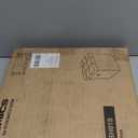 SONGMICS Mazie Collection - 15 Inches Ottoman with Storage, Footstool, Storage Ottoman with Metal Grommet Handles, Load 660 lb, for Dorm, Living Room, Bedroom, Synthetic Leather, Dark Gray ULSF030G01