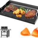 6788 Genesis II 300 Full Size Griddle Insert for Weber GS4 Genesis II 300 Series Grill Genesis II E-335 E-310 E-330 E-315 S-310 SX335 E-325 EX-335 Flat Top Griddle, Carbon Steel for 66095 66802, Size: 26.3" x 18.8" x 1.6"