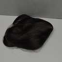 Hair Toppers for Women with Thinning Hair, 20 Inch Toppers Hairpieces for Women with Wispy Clip in Bangs 360 3D Realistic Scalp (Brown Black, Wispy Bangs)