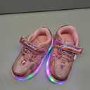 Nsasy Kids Roller Shoes Boy Girl Sneakers with Wheels Become Sport Sneaker with Led for Christmas Birthday Children Show Gift (Pink, 29)