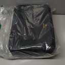 Relavel Makeup Case Large Makeup Bag Professional Train Case 16.5 inches Travel Cosmetic Organizer Brush Holder Waterproof Makeup Artist Storage Box, 3 Layer Large Capacity, with Adjustable Strap (Black)