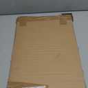 Patio Cushioned Seat Glass Table, 26x14 inch