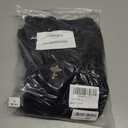 TSMNZMU Gothic Lolita Dress Velvet Long Sleeve Vintage Vampire Dresses Punk Grunge Witchy Dress Emo Alt Fairy Dress (Black, XXL)