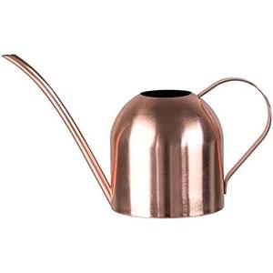 Small Watering Can Indoor Plants Metal Watering Cans 15oz Capacity Cute Design for House Plants & Gardens (Rose Gold 15 oz)