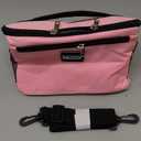 BEIMILY Lunch Box for Men/Women, Small Insulated Lunch Bag, Reusable LunchBox for work Picnic Hiking Beach, Leakproof Soft Cooler Tote Bag Organizer with Adjustable Shoulder Strap for Adults(Pink)