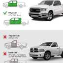 JOYTUTUS Vent Visor Compatible with 2019-2026 Ram 1500 Crew Cab, Only for New Body Style, Low Profile Outside Mount Car Window Rain Guards Deflectors, Vent Shades Accessories