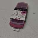 Joie Standard Ice Cube Tray, Covered and Stackable, No-Spill Removable Lid, Pop Open Door for Easy Refills, Keeps Ice Fresh, Freezer Durable, Dishwasher Safe, Colors May Vary