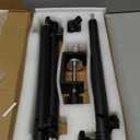 Heavy Duty Overhead Camera Desk Mount Stand 14.5"-41" with 1/4" Screw, 3-Section 360Rotatable Detachable Articulating Boom Arm with Enlarged Handle C Clamp, Tabletop Light Stand for Streaming Vlog