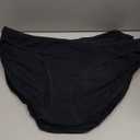 Fruit of the Loom Women's Eversoft Cotton Underwear Multipacks, Tag Free & Breathable (9, Bikini - Black)