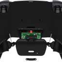 eXtremeRate Back Paddles Programable RISE Remap Kit for PS5 Controller BDM-010 BDM-020, Upgrade Board, Soft Touch Black Redesigned Back Shell, Back Buttons Attachment for PS5 Controller -No Controller