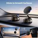 TECKNET Vacuum Magnetic Phone Holder - Upgraded 360 Adjustable Nano Gel Suction Cup Phone Holder for MagSafe, Car Mount for Car/Gym/Kitchen, Compatible with iPhone, Android and All Smartphones