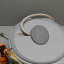 Giraffe Tools CW20 Retractable Garden Hose Reel 5/8" x 60 ft Heavy Duty Water Hose Reel, Swivel Bracket, Any Length Lock, Light Grey