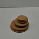 Cork Plant Coasters, Double Layers Hard Thick Cork Planter Coaster, 4 Inch Absorbent Cork Plant Mats, Cork Trivets for Hot Dishes, Cork Plant Coasters for House Plants, 4 Pcs