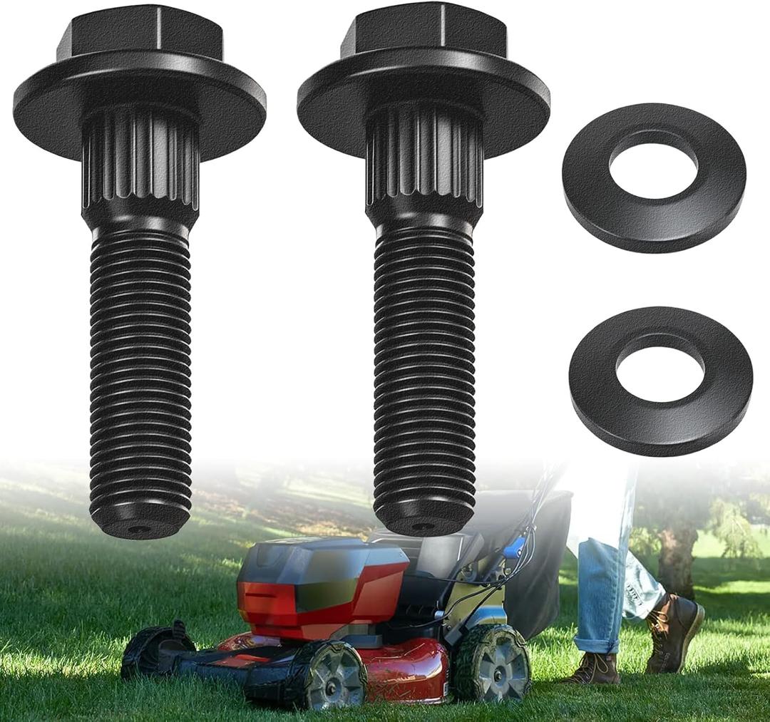 2 Pack 145-5695 Blade Bolt Compatible with Toro Exmark Stripe 60V Max 21, Flex-Force Power Recycler 21, Replace 117-5270 112-8789