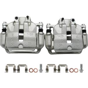 Chefull Disc Brake Caliper Assembly with Bracket For Buick 2010-2019 For Cadillac 2010-2020 For GMC For Terrain 2010-2017, Front Driver and Passenger Side 18-B5270 18-B5271