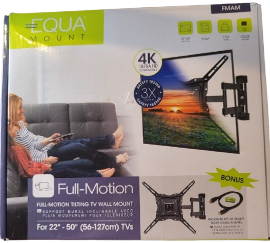 Equa Mount Full Motion 22-50" Tv Wall Mount