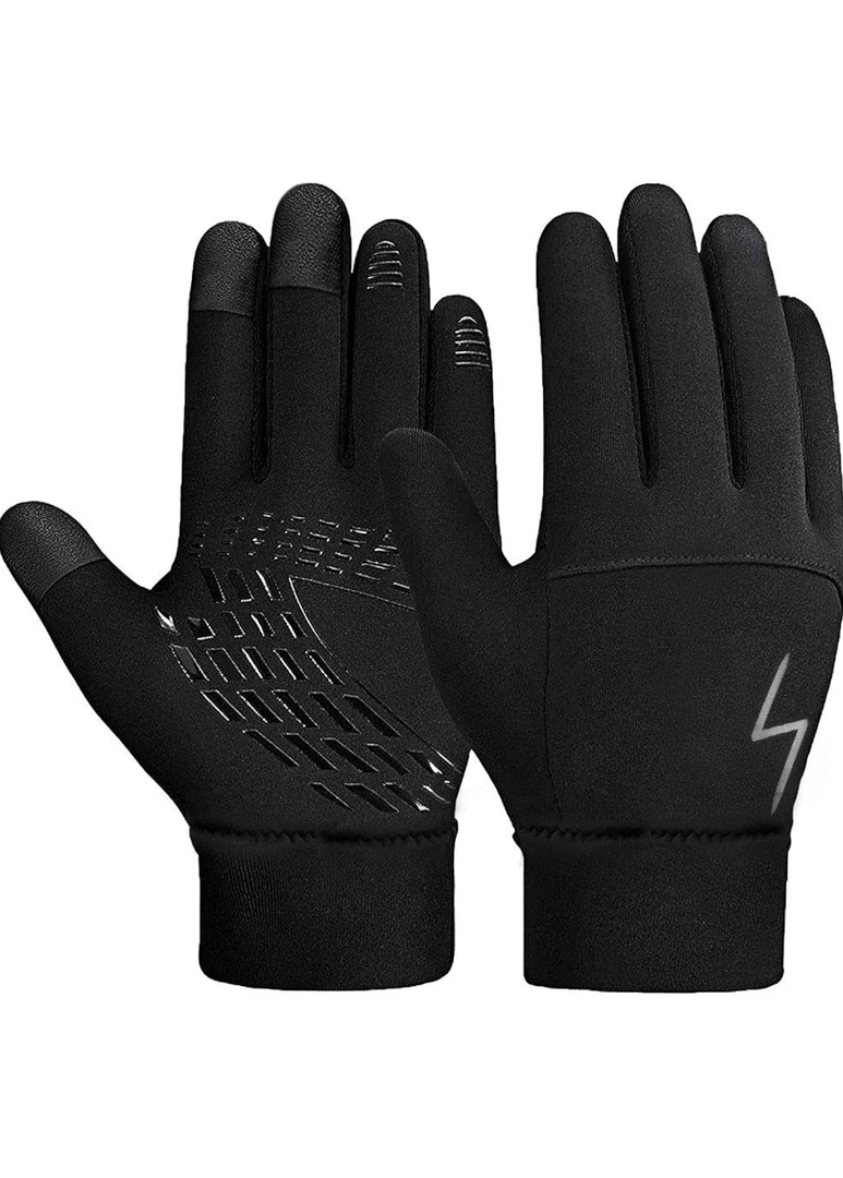 Kids Winter Gloves Back Water Repellent Touchscreen Warm Fleece Anti-slip for Boys Girls Teen, Medium