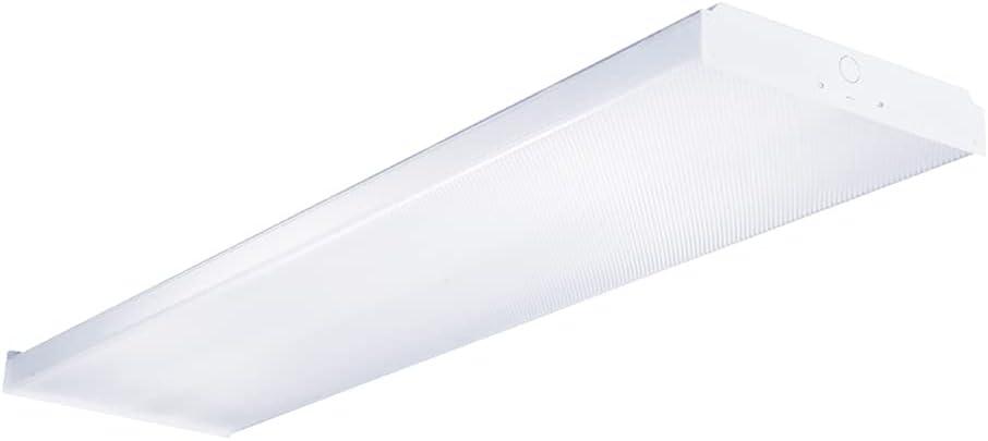 EATON Lighting WN232R 4' 2 Lamp T8 Residential Wrap , White