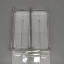 Under Sink Organizer, High Adjustable 2 Tier Under Sink Organizers and Storage, Slide Out Metal Cabinet Organizers, Pull Out Sink Storage Drawer Shelf for Kitchen Bathroom Cabinet, White, 2 Pack