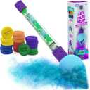 Tub Works Bath Color Brush Kids Bath Bomb Set | Nontoxic & Fragrance-Free | Use Brush to Paint Water with Vibrant, Fizzing Colors | Fun BathBombs for Kids Bath | Creative Bathtub Toys for Toddlers