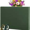 Elcoho 1 Pack Large Floral Foam Base 15.7"L x 11.8"W x 2.4"H Floral Foam Block with 2 Floral Tape Wet Dry Floral Foam Brick for Home Wedding Centerpieces Fresh or Artificial Flowers DIY Arts Crafts