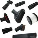 9Pcs 123539-7 123486-2 Vacuum Attachments Parts Replace for DEWALT DCV501HB DCV501LN DCV5011H with Soft Horsehair Dust Brush and Vacuum Cleaner Filter Adapter Kit Household Cleaning