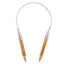 Mdoker Bamboo Circular Knitting Needle Size 11 16 Inch Circular Knitting Needles for Handmade Knitting DIY and Any Weaven Yarn Projects(US Size 11,8mm)