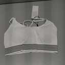BRXL Strappy Longline Sports Bra for Women Low Impact Padded Yoga Gym Top M