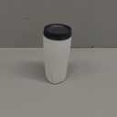 Owala SmoothSip Insulated Stainless Steel Coffee Tumbler, Reusable Iced Coffee Cup, Hot Coffee Travel Mug, BPA Free 20 oz, Gray (Cloudscape)