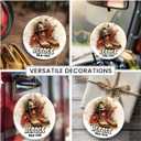 3 x Christmas Firefighter Gifts 2025 - Ceramic Hero Firefighter Christmas Ornament for Tree Decorations, Appreciation Fire Fighter Gifts for Men Husband, Coworkers Friends, Fireman Gift for Men Women