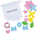 Fun Express Mini Mothers Day Banner Craft Kit - 12 Pc.