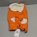 ASENKU Dog Winter Coat - Waterproof Windproof Dog Jacket, Warm Snowproof Doggie Puffer Vest for Cold Weather, Lightweight Snow Coats for Small Medium Large Dogs (Orange, XL)