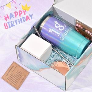 Birthday Gifts for Women, Gift for Womens, Happy Birthday Bath Set Gift Basket, Unique Spa Gift Idea for Mom, Bestie, Wife, Female Friends, 18th, 30th, 50th, 60th, Gifts for Women Who Have Everything