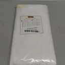 Barossa Design Waterproof Extra Long Shower Curtain or Liner Microfiber 72 x 84 inches, Soft Feel & Hotel Quality, Machine Washable, White, 72x84