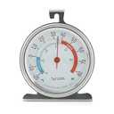 Taylor 5924 Large Dial Kitchen Refrigerator and Freezer Analog Thermometer, 3-Inch Dial, Easy to Read, Silver Finish, Accurate Temperature Monitoring (1 Pack)