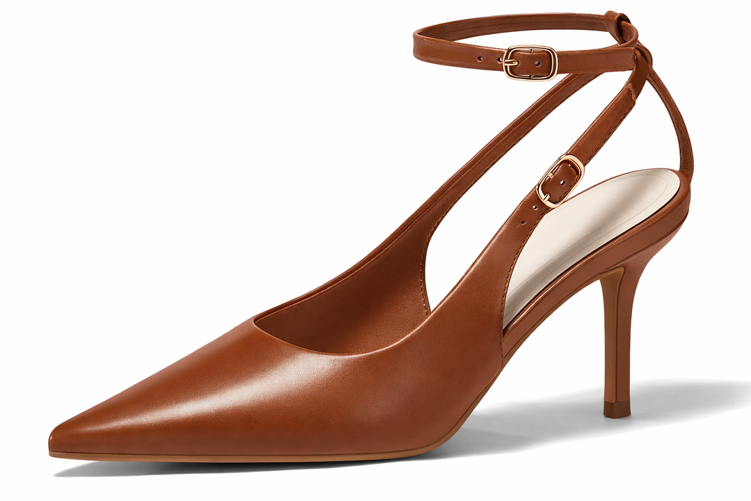 Coutgo Womens White High Heels
Size 9 1/2