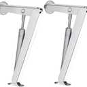 200N-60lbs Chest Heavy Duty Soft Close Lid Support Hinges Large & Long Chest Hinges for Wooden Box, Slow Lowering Pneumatic Heavy Lid Lifter Gas Struts