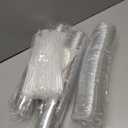 Lamosi 100 Pack 16 oz Clear Plastic Cups with Lids and Straws, Disposable Plastic Coffee Cups with Lids for Iced Coffee, Cold Beverages, Smoothies and To-Go Drinks