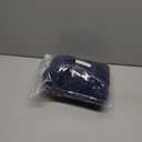 HFCNMY Wingback Chair Slipcover, 2 Piece Thick Stretch Jacquard Wing Chair Covers with Arms, Elastic Bottom - Gray (Blue)