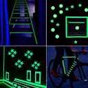 ZUEXT Anti Slip Glow in The Dark Tape 1in x30Ft, Waterproof Non Slip Grip Tape for Stairs Outdoor/Indoor, Glow in The Dark Stair Strips for Night Decoration, Deck, Truck, Walkway, Ramp, Camp