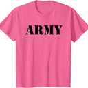 Kids Kids US Army for Boys, Girls, Sons, and Daughters T-Shirt 2T, Pink Heather