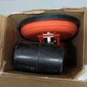 Floor Gap Fixer Tool for Laminate Floor Gap Repair Plank Grabber Includes Heavy Duty Aluminum Suction Cup and Fiberglass Handle Rubber Mallet (Can't Use on Scraped Surface Floor) (Orange)