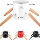 Tree Nest Christmas Tree Stand Base Xmas Modern Tree Metal Holder Stand for 10ft Real Tree Xmas Tree DecorationFamily,White (Up to 10ft, 5.9inch)