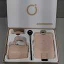 Coffee Mug Warmer Set, 1F Precision Temperature Control Smart Heated Mug for Desk, Electric Coffee Warmer with Auto Shut Off & Real-Time Temp Display, Gifts for Men Women, 15oz Ceramic Mug, Pink