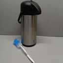 Coffee Carafe for Keeping Hot - 102oz/3L Airpot Coffee Dispenser with Pump - Insulated Stainless Steel Hot Beverage Dispenser for Parties - Thermal Carafe for Hot Drinks Water Tea Chocolate